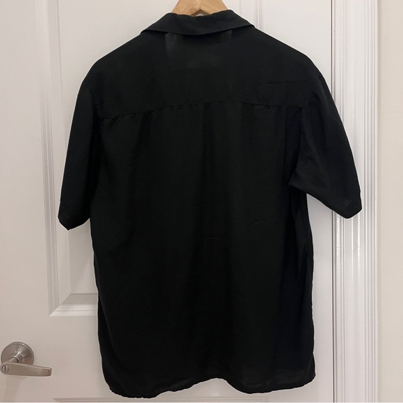 90s Vintage Two Roads Button Up Short Sleeve Shirt - Picture 5 of 6